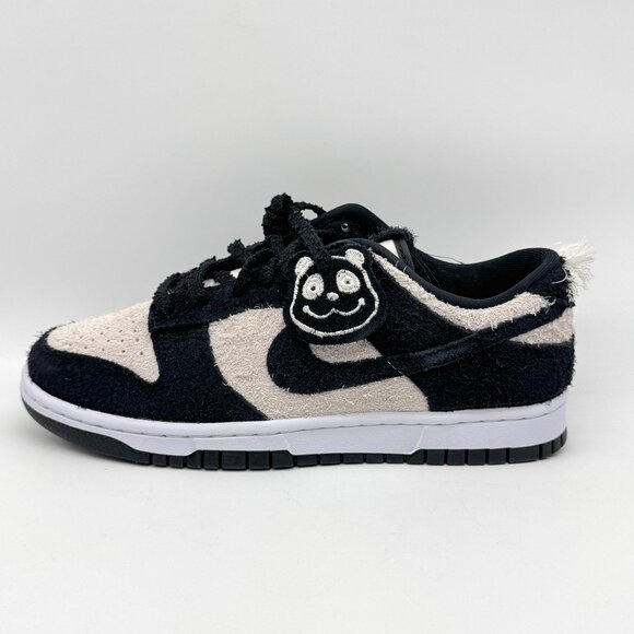 Nike Mens Dunk Low Retro Panda-Monium Black White Shoes Sz 7.5 New IB2990-100 - Picture 1 of 11